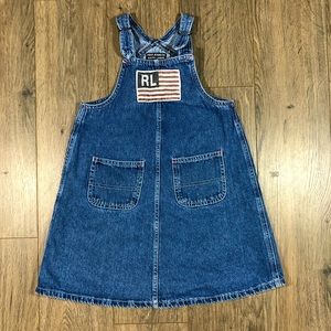 Vintage polo Ralph Lauren overall dress